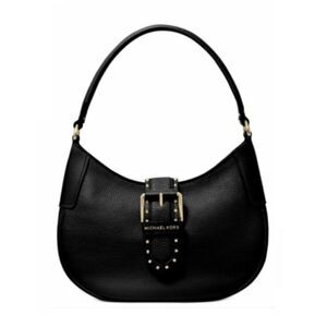 Michael Kors Womens Lillian Bag Black Leather EUC